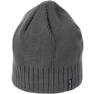 Finmark WINTER HAT Pánská zimní pletená čepice, tmavě šedá, velikost UNI obraz