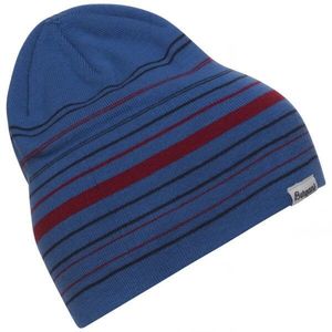 Bergans STRIPED BEANIE Pletená čepice, modrá, velikost obraz