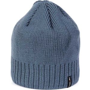 Finmark WINTER HAT Pánská zimní pletená čepice, modrá, velikost UNI obraz