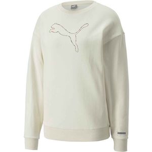 Puma BETTER CREW FL SWEATSHIRT Dámská mikina, béžová, velikost obraz