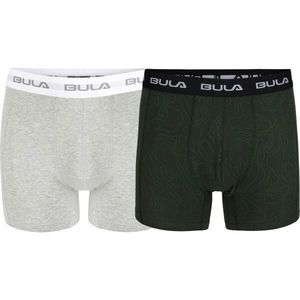 Bula 2 PK BOXER Pánské bavlněné boxerky, tmavě šedá, velikost obraz