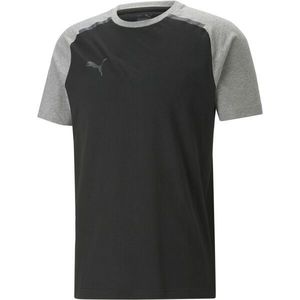 Puma TEAMCUP CASUALS TEE Fotbalové triko, černá, velikost obraz