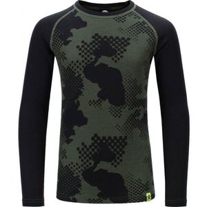 Bula FREERIDE MERINO WOOL Dětské vlněné tričko, černá, velikost obraz