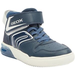 Geox J GRAYJAY Chlapecké volnočasové boty, tmavě modrá, velikost obraz