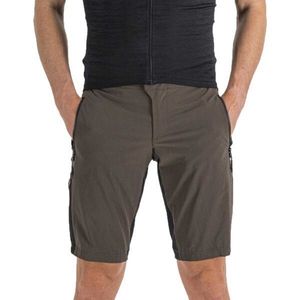 Sportful SUPERGIARA OVERSHORT Pánské cyklistické kraťasy, hnědá, velikost XXL obraz